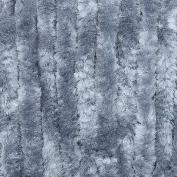 ezüstszínű zsenília rovarfüggöny 90 x 220 cm