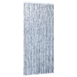 ezüstszínű zsenília rovarfüggöny 100 x 220 cm