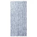 ezüstszínű zsenília rovarfüggöny 100 x 220 cm