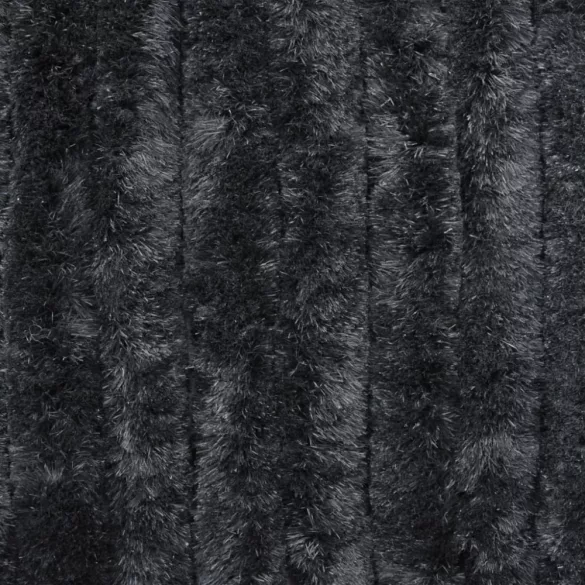 antracitszürke zsenília rovarfüggöny 90 x 220 cm