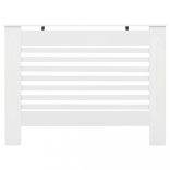 fehér MDF radiátorburkolat 112 x 19 x 81,5 cm