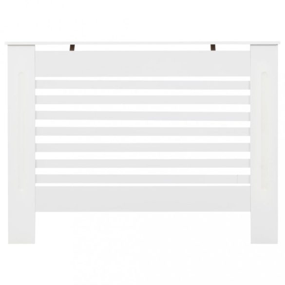 fehér MDF radiátorburkolat 112 x 19 x 81,5 cm