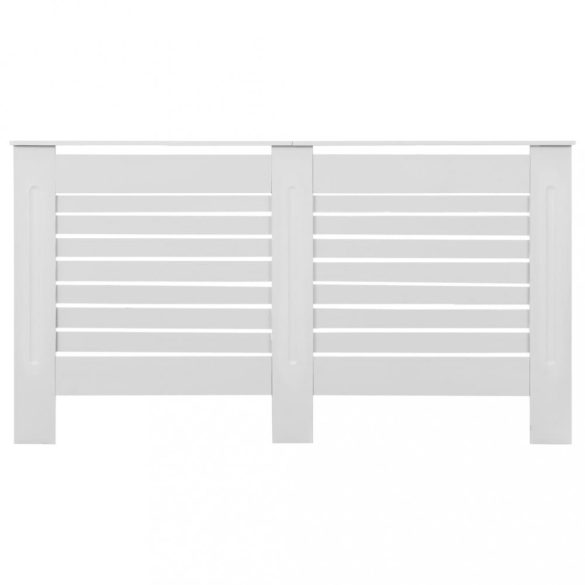 fehér MDF radiátorburkolat 152 x 19 x 81,5 cm