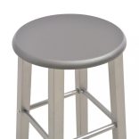 2 db antracitszürke MDF bárszék