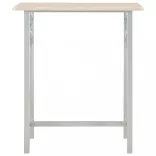 3 darabos fa és acél bárszett