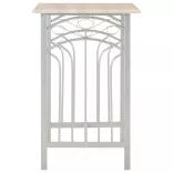 3 darabos fa és acél bárszett