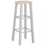 3 darabos fa és acél bárszett