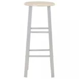 3 darabos fa és acél bárszett