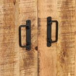 4-szintes nyers mangófa könyvespolc 80 x 30 x 180 cm