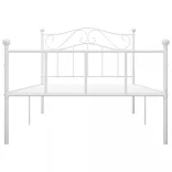 fehér fém ágykeret 90 x 200 cm