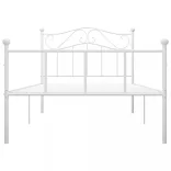 fehér fém ágykeret 100 x 200 cm