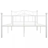 fehér fém ágykeret 140 x 200 cm