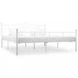 fehér fém ágykeret 180 x 200 cm