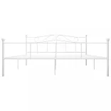 fehér fém ágykeret 180 x 200 cm