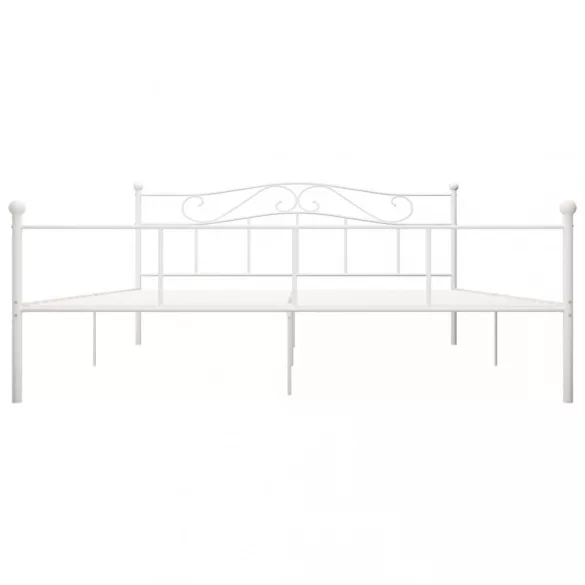 fehér fém ágykeret 180 x 200 cm