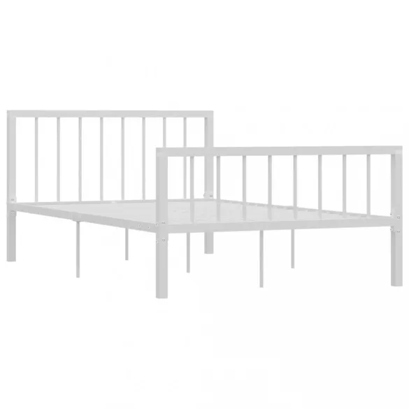 fehér fém ágykeret 120 x 200 cm