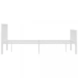 fehér fém ágykeret 120 x 200 cm