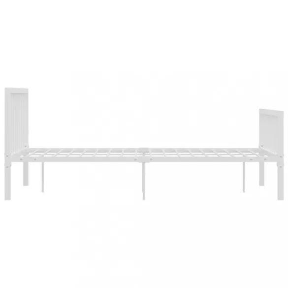 fehér fém ágykeret 120 x 200 cm