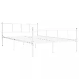 fehér fém ágykeret 120 x 200 cm