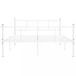 fehér fém ágykeret 120 x 200 cm