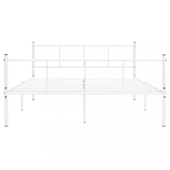 fehér fém ágykeret 120 x 200 cm