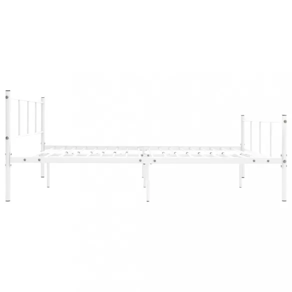fehér fém ágykeret 120 x 200 cm