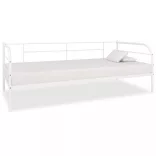 fehér fém kanapéágy-keret 90 x 200 cm