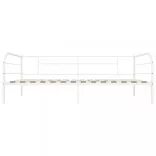 fehér fém kanapéágy-keret 90 x 200 cm