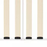 fehér fém kanapéágy-keret 90 x 200 cm