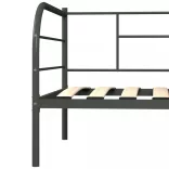 szürke fém kanapéágy-keret 90 x 200 cm