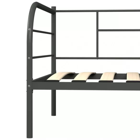 szürke fém kanapéágy-keret 90 x 200 cm