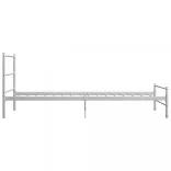 fehér fém ágykeret 90 x 200 cm