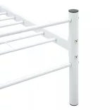 fehér fém ágykeret 90 x 200 cm