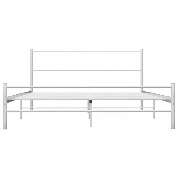 fehér fém ágykeret 120 x 200 cm