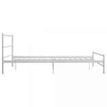 fehér fém ágykeret 120 x 200 cm