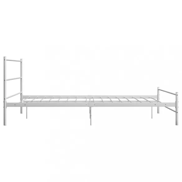 fehér fém ágykeret 120 x 200 cm
