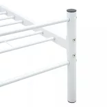 fehér fém ágykeret 120 x 200 cm