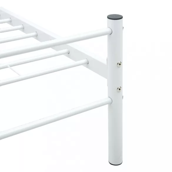 fehér fém ágykeret 120 x 200 cm