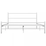 fehér fém ágykeret 140 x 200 cm