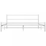 fehér fém ágykeret 160 x 200 cm