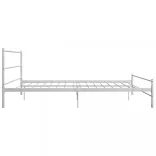 fehér fém ágykeret 160 x 200 cm