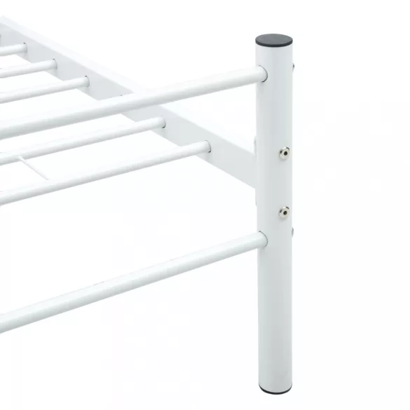 fehér fém ágykeret 160 x 200 cm