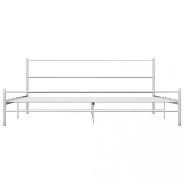 fehér fém ágykeret 180 x 200 cm