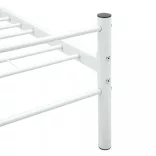 fehér fém ágykeret 180 x 200 cm