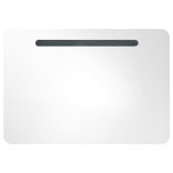 tükrös fürdőszobaszekrény LED világítással 80 x 9,5 x 55 cm