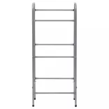 ezüst acél tárolópolc 3 ládához 50 x 33 x 116 cm