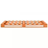 barna tömör fenyőfa raklap ágykeret 120 x 200 cm