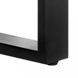 tömör újrahasznosított fa étkezőasztal 120 x 60 x 76 cm