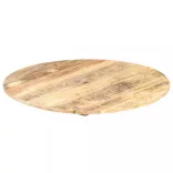 kerek tömör mangófa asztallap 15-16 mm 40 cm