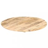 kerek tömör mangófa asztallap 15-16 mm 60 cm